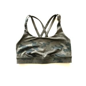 Lululemon energy bra savasana camo size 4
